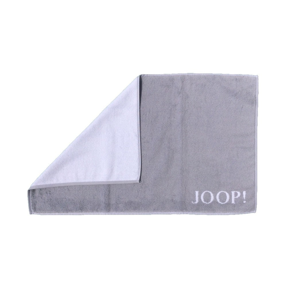 joop badematte doubleface silber weiß