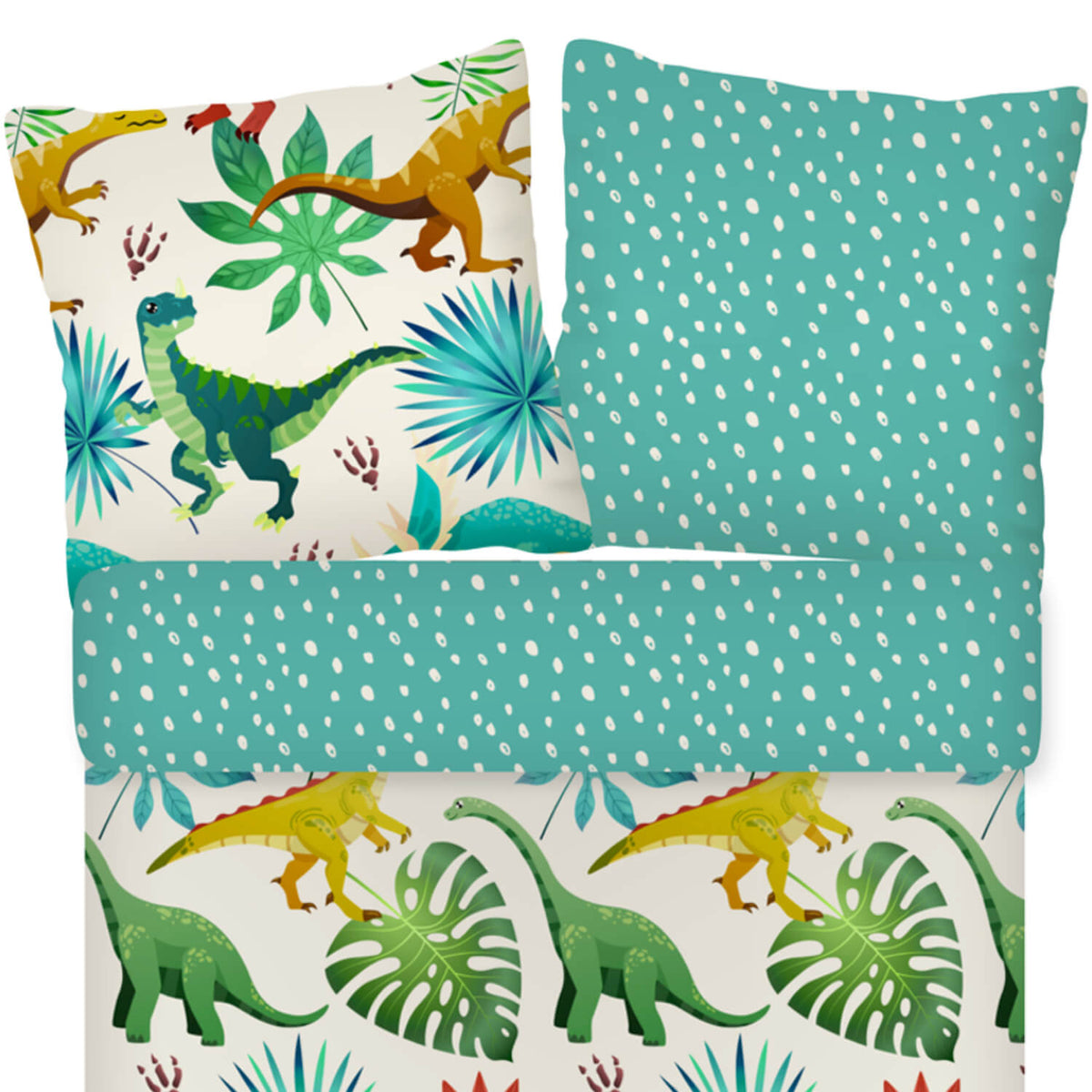 trendy bedding kissenbezug deckenbezug reptil punkte
