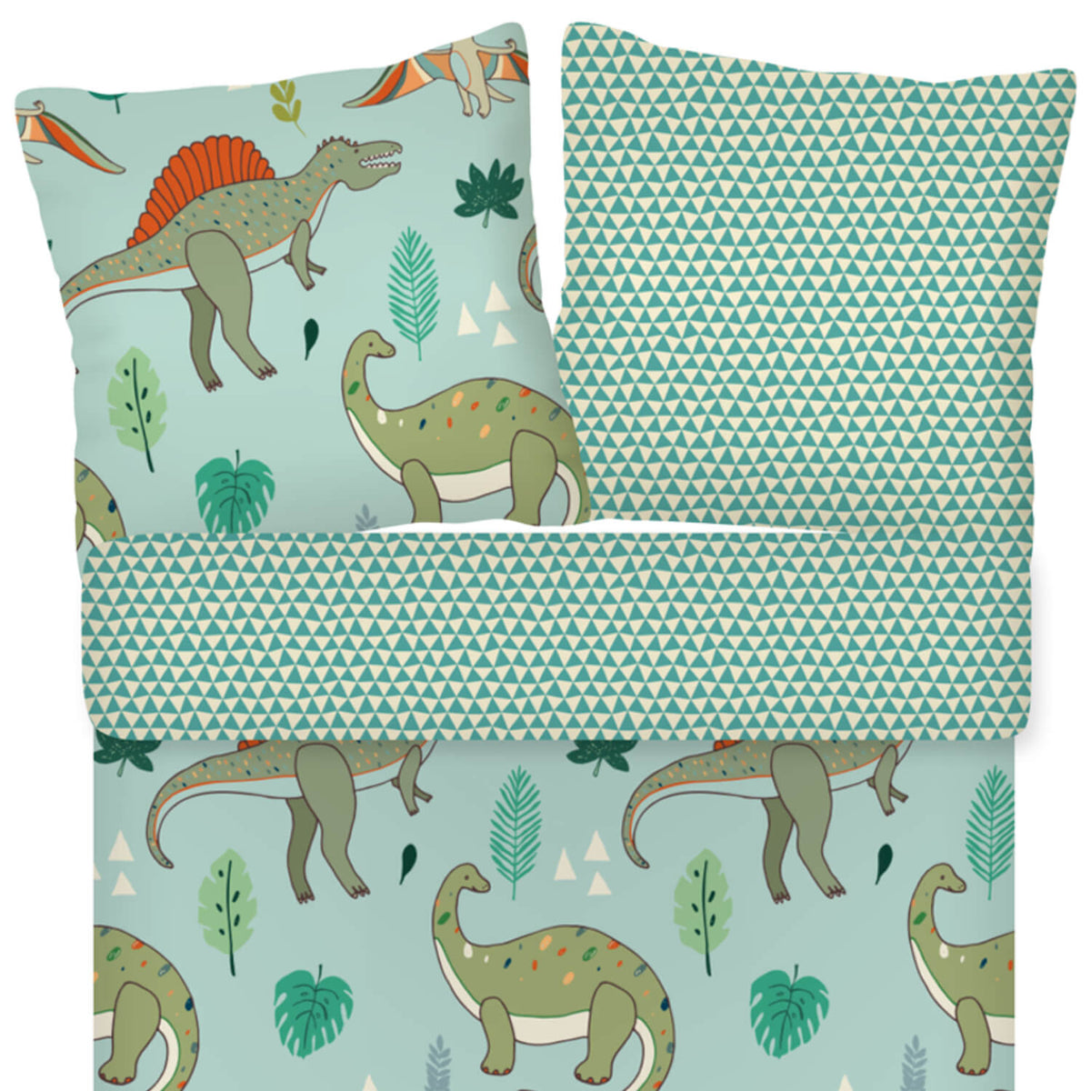 bettbezug kissenbezug trendy bedding dinozeit t rex