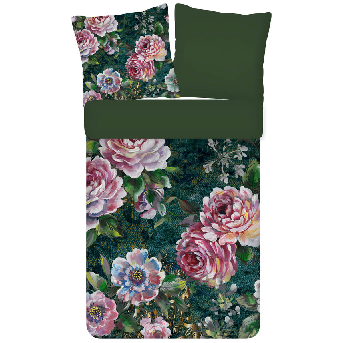 bettwaesche trendy bedding fleur blumen pfingsrose