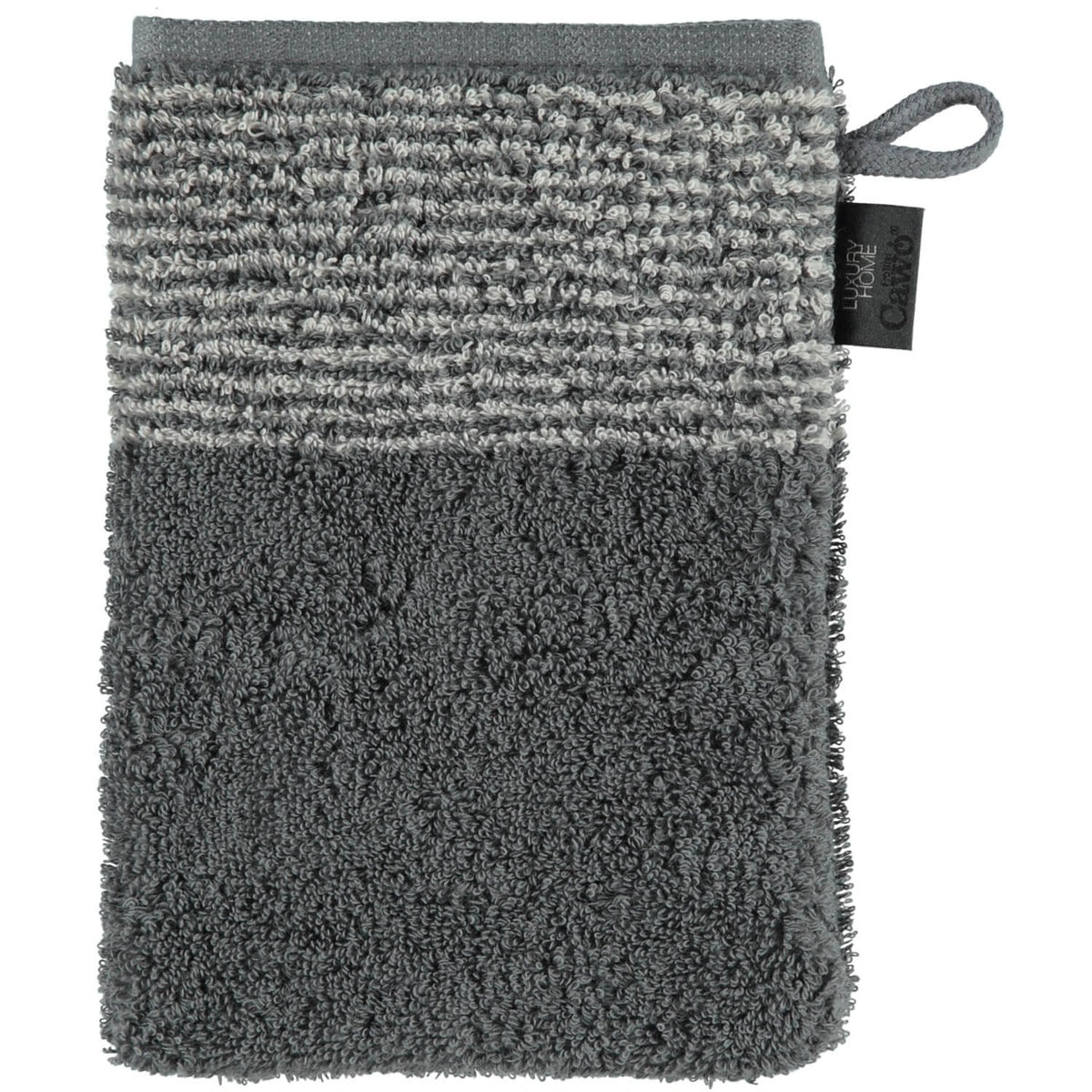 cawoe frottiertuecher two tone gestreift waschhandschuh