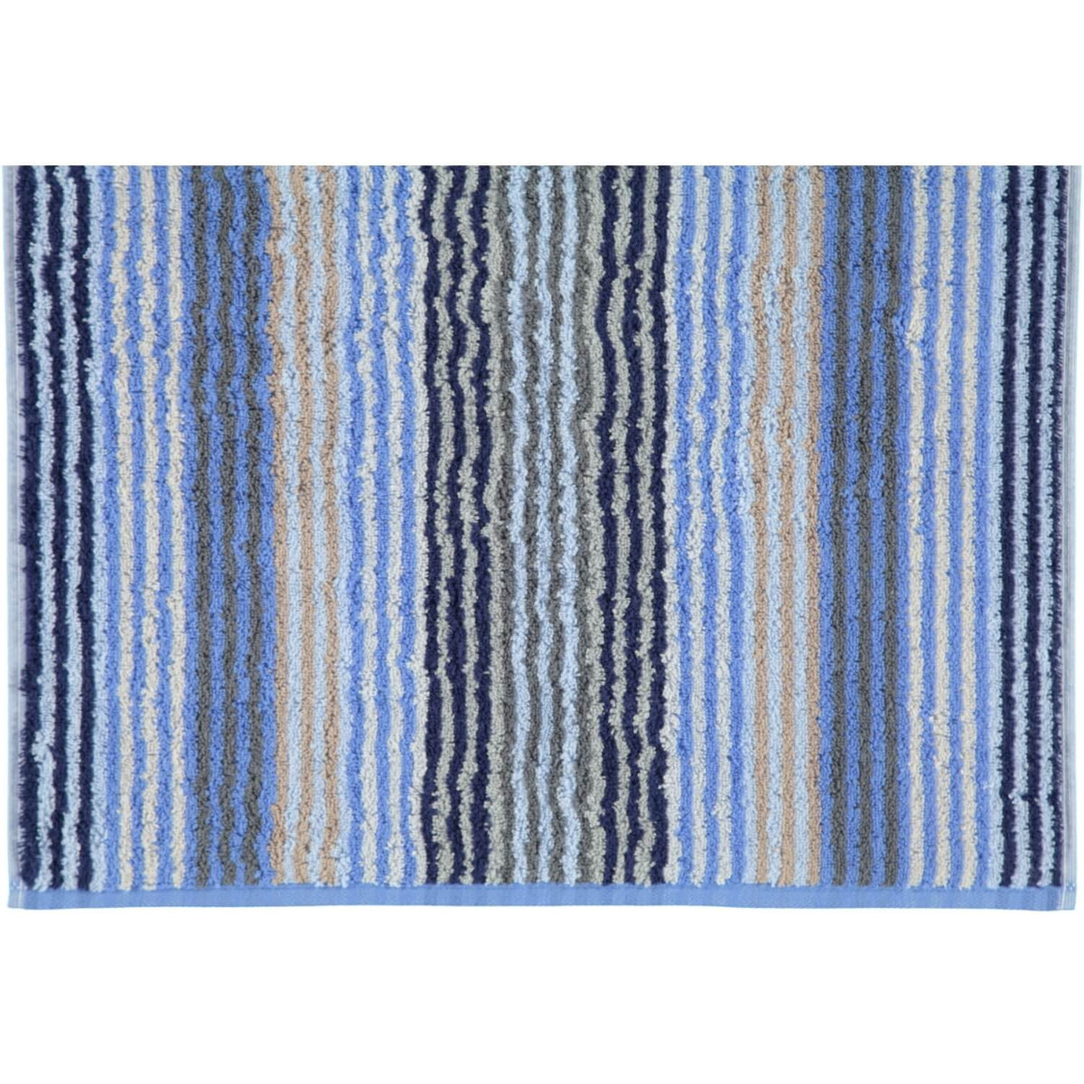 Cawö Handtücher Unique Stripes 944 11 Saphir Duschtuch Gestreift Frottier