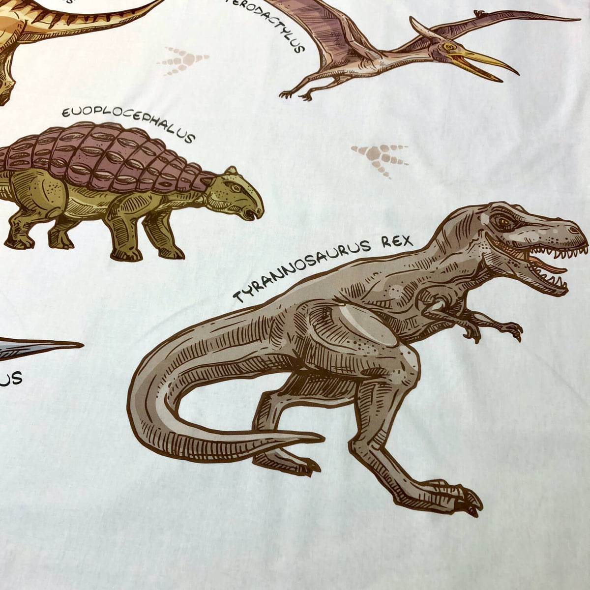 dino bettwaesche t rex sleep and dream tiermotiv