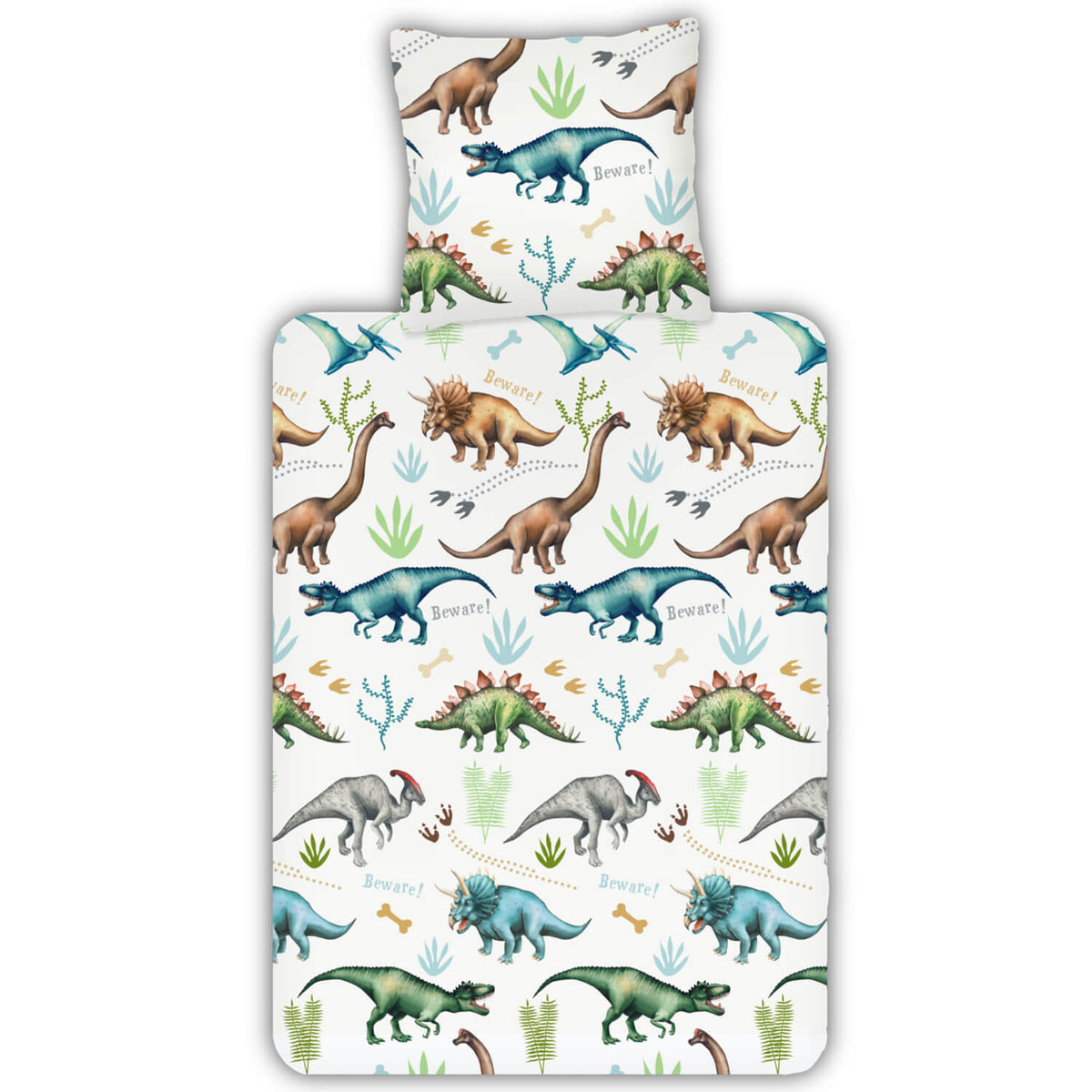trendy bedding bettwaesche dino saurier comic
