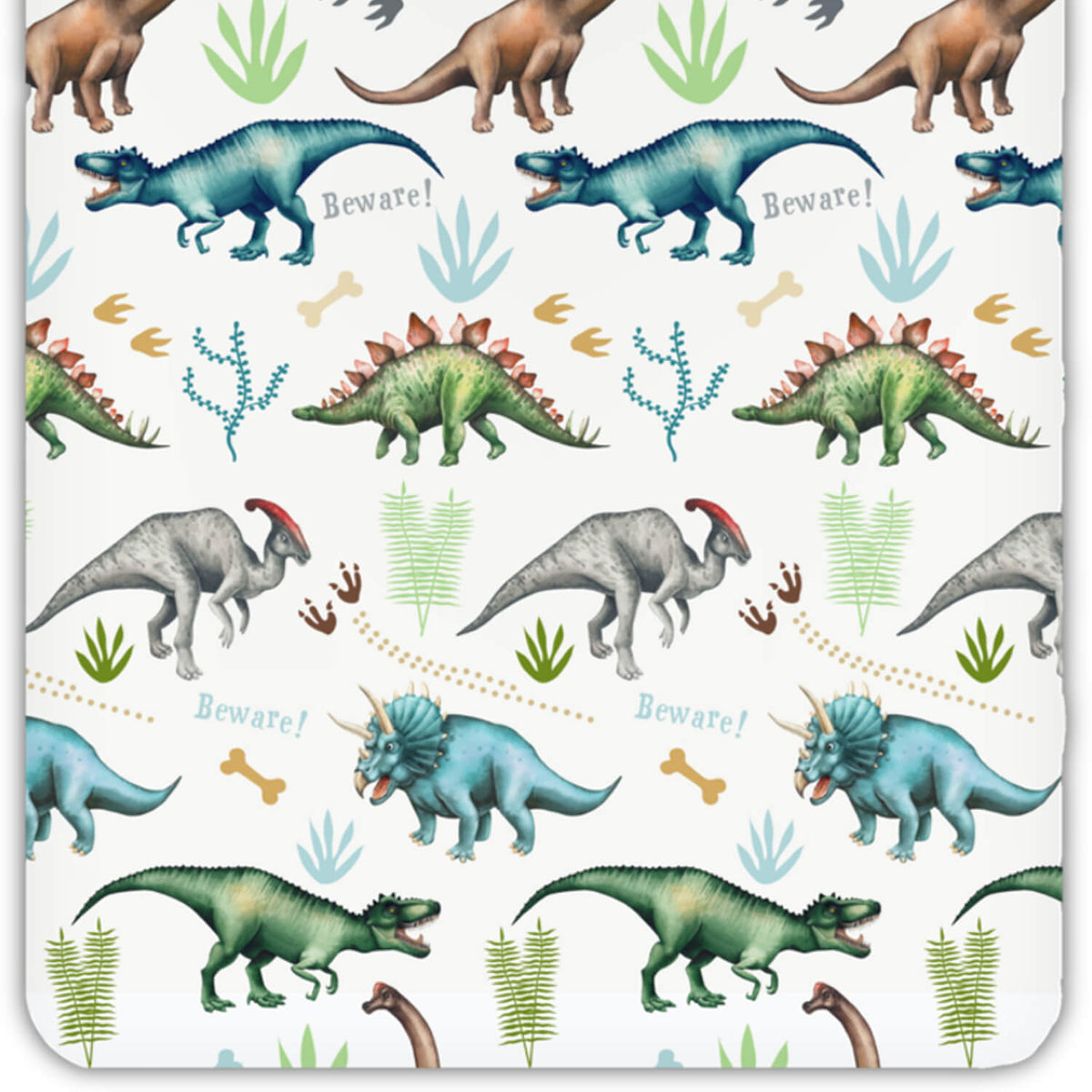 trendy bedding bettwaesche dino saurier comic