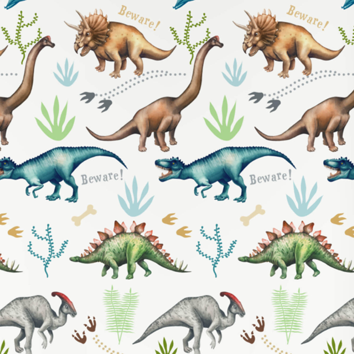 trendy bedding bettwaesche dino saurier comic