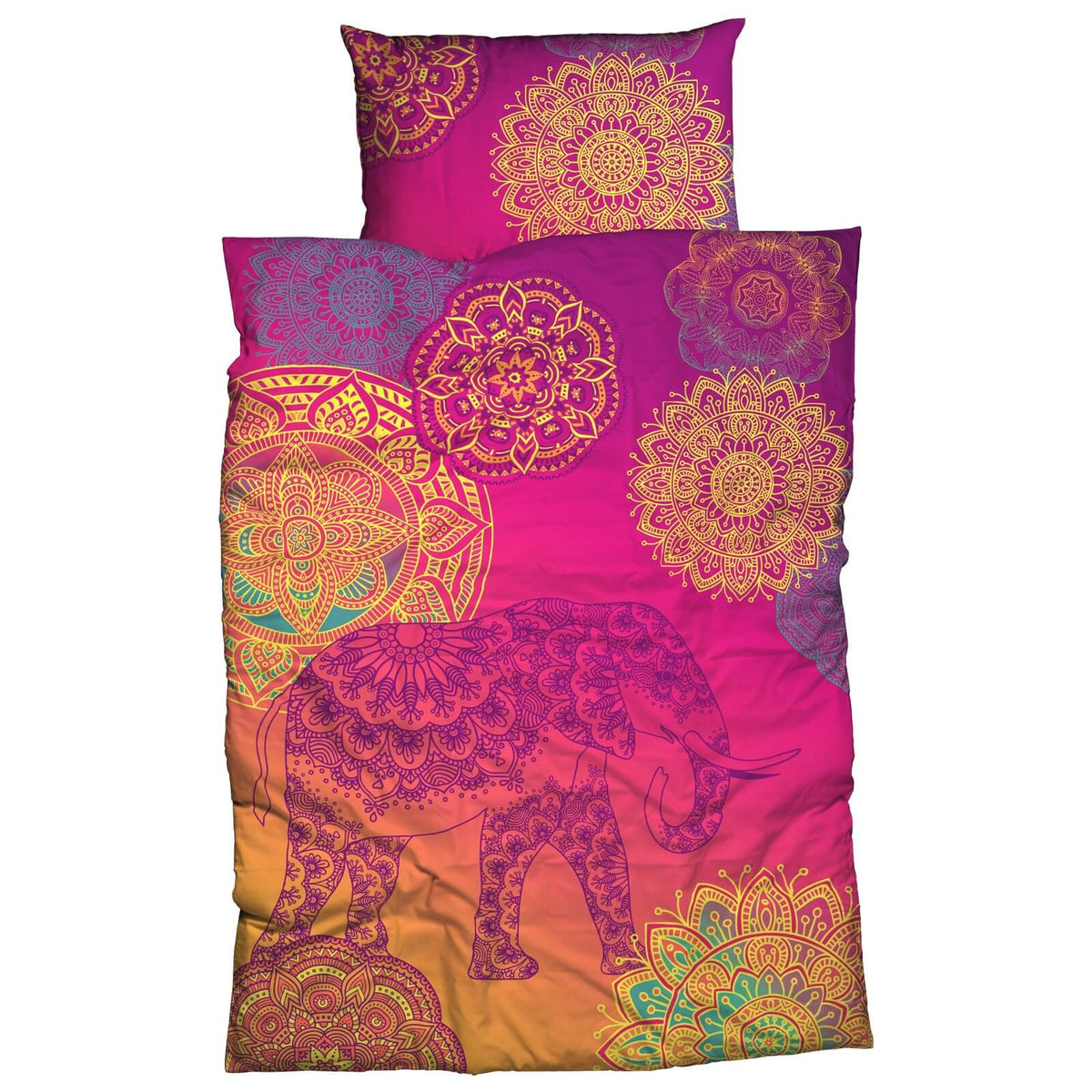 Sister S. Bettwäsche Noida Bunt Elefant Mandala