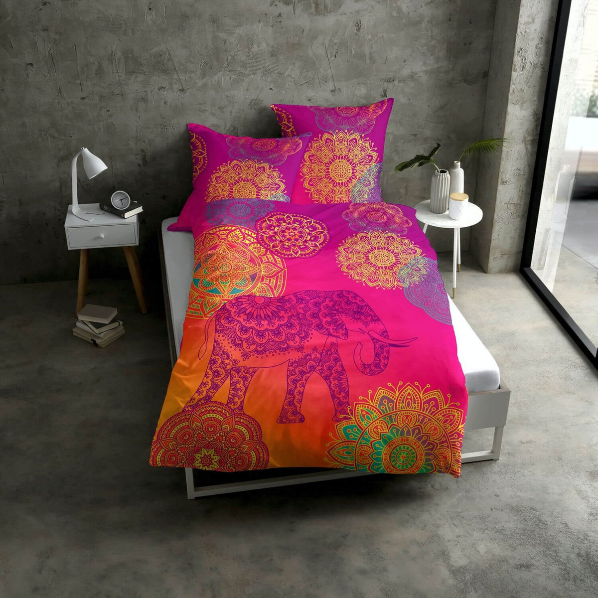 Sister S. Bettwäsche Noida Bunt Elefant Mandala