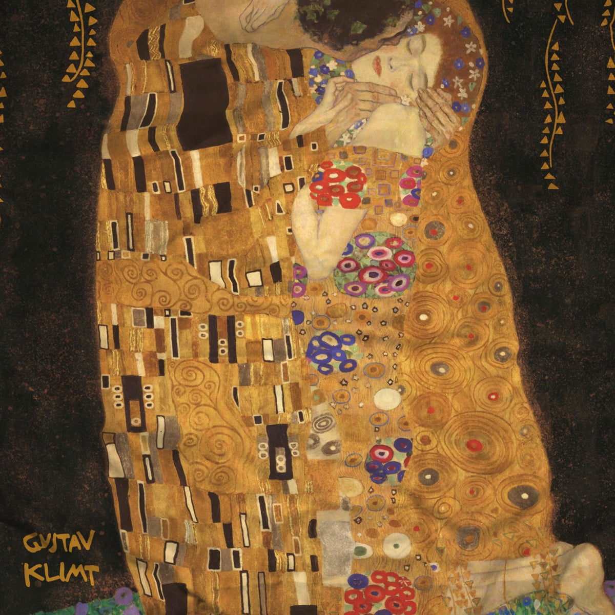 gustav klimt bettwaesche liebespaar baumwolle satin