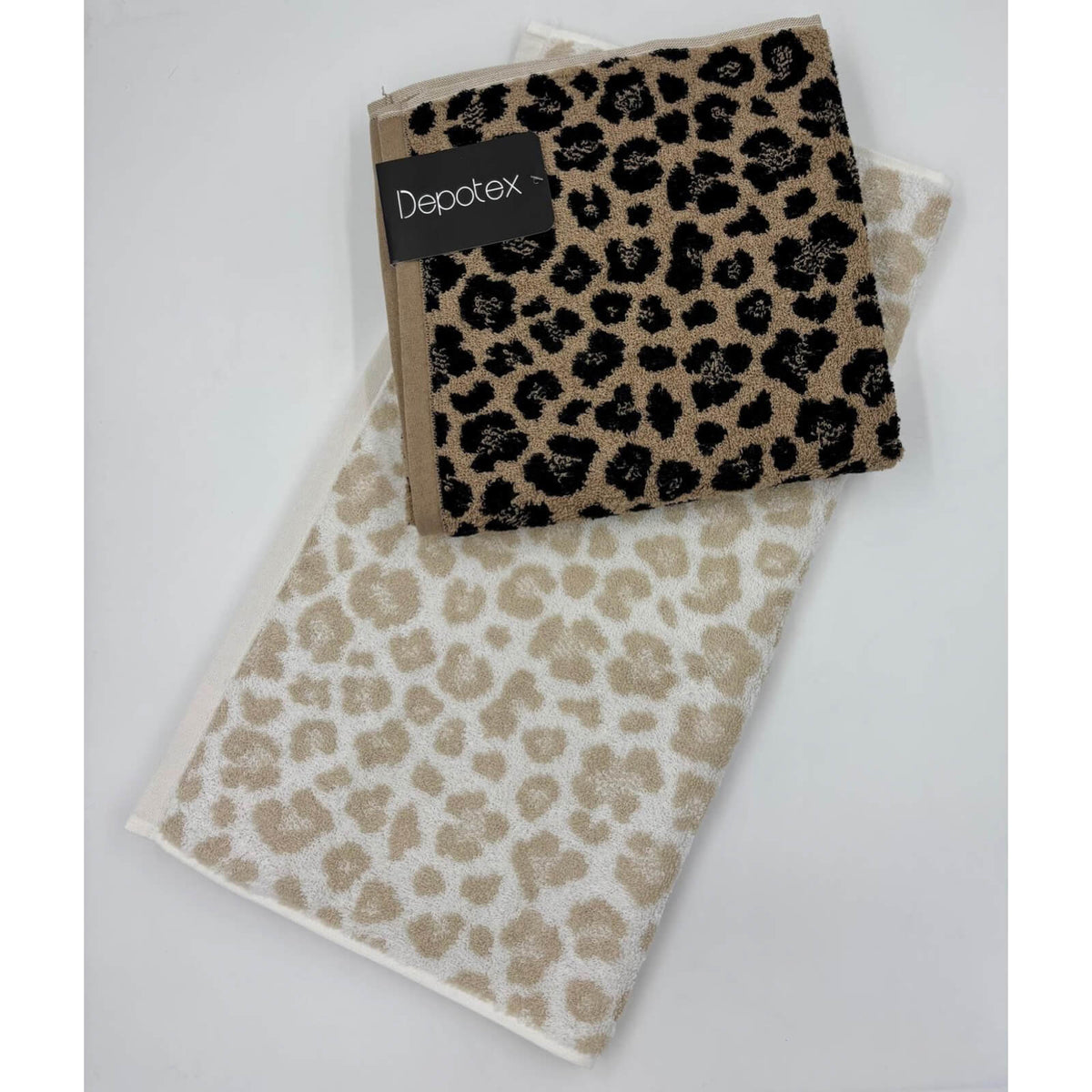 handtuch duschtuch liegetuch jacquard baumwolle animalprint