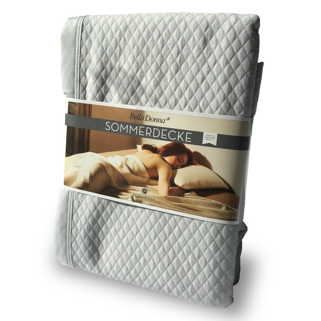 bella donna sommerdecke grau 150x220 cm