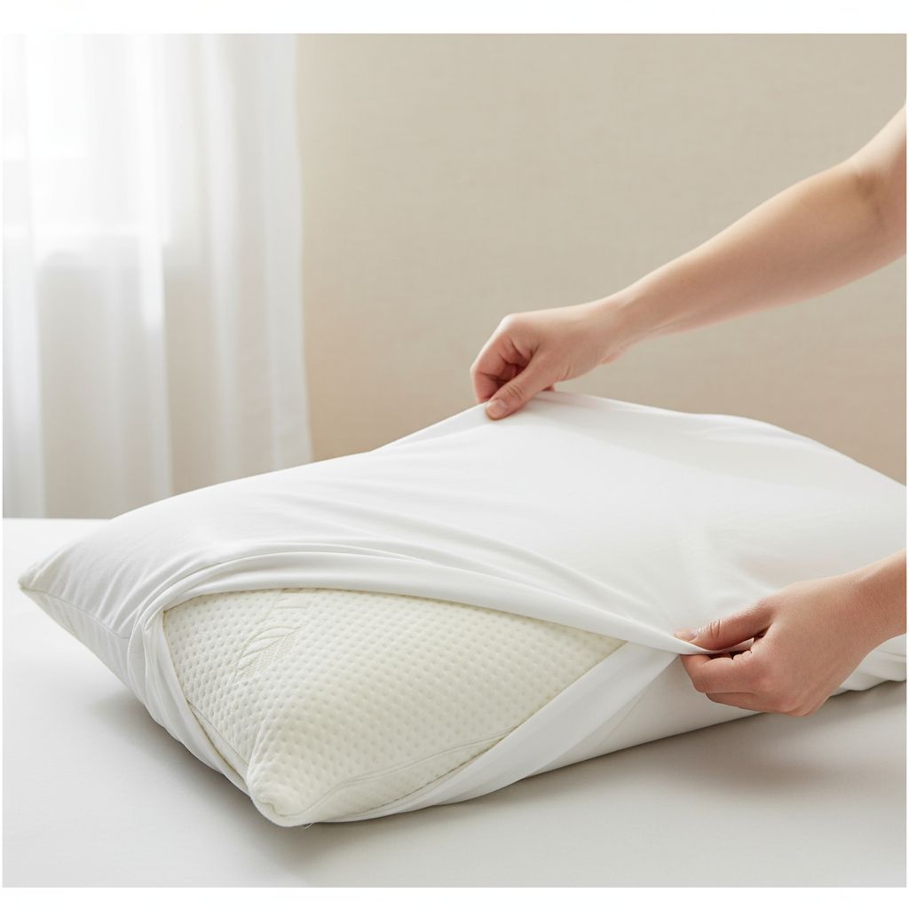 ESPiCO Visco Nackenstützkissen mit Memory Effekt – ergonomisches Kopfkissen aus druckentlastendem Viscoschaum mit atmungsaktivem Tencel Bezug