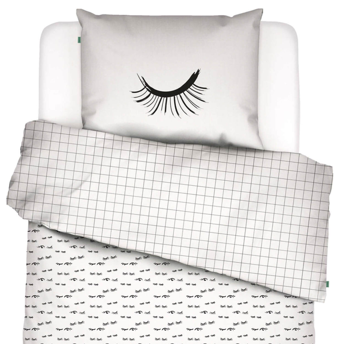 bettwaesche augen rechenkaestchen karo