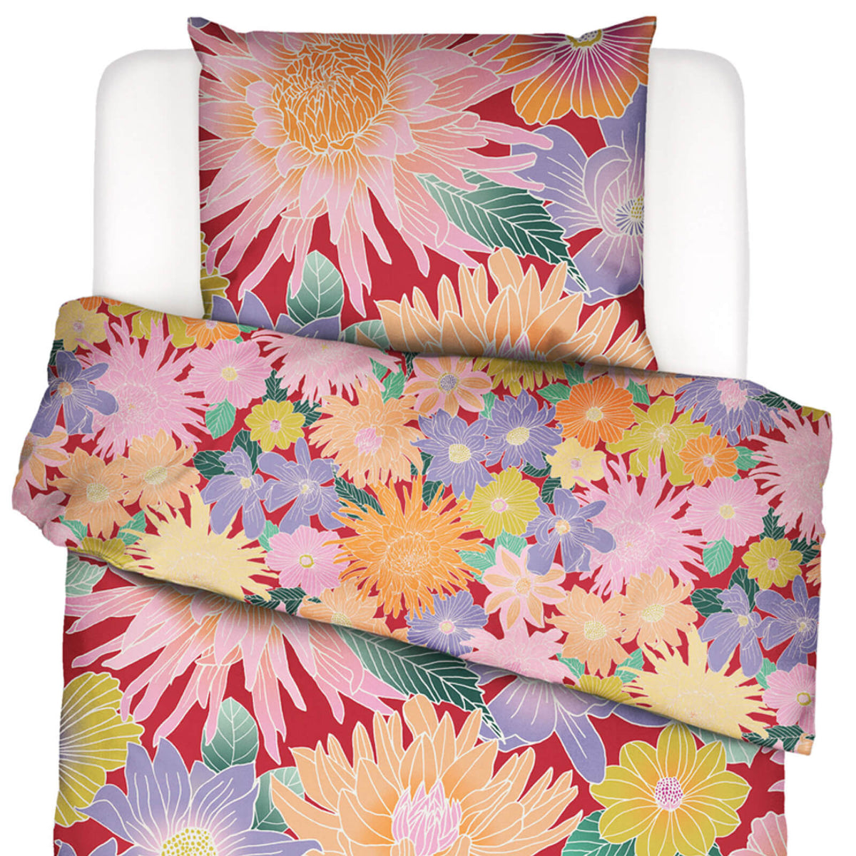 bettwaesche gebluemt floral blueten