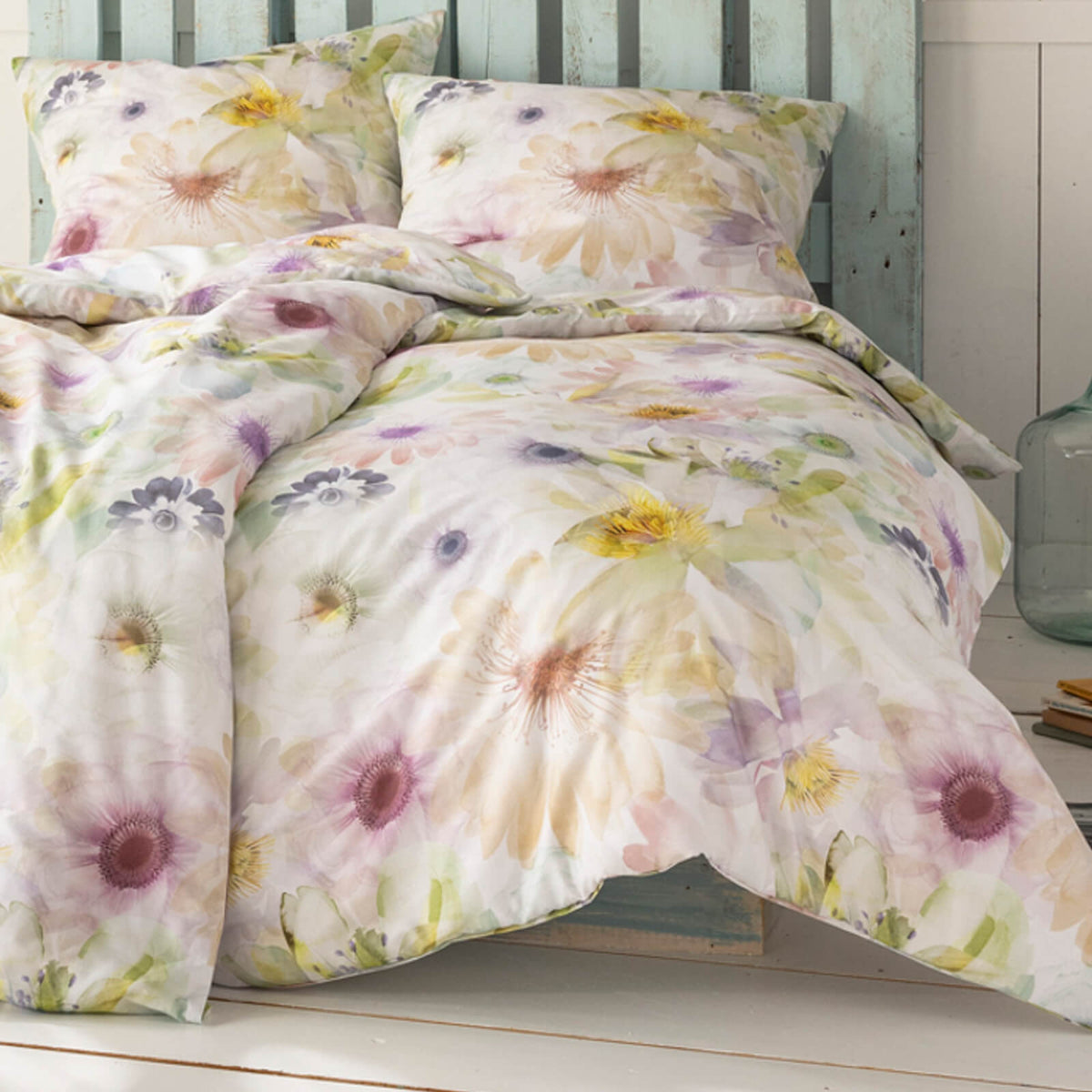 bettwaesche bettgarnitur gebluemt floral multicolor