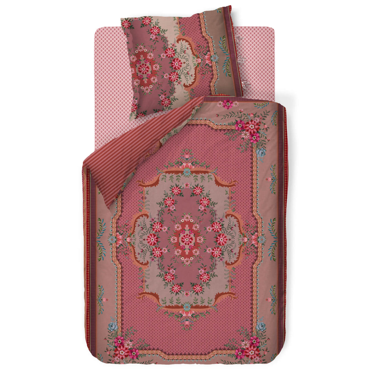bettgarnitur bettwaesche floral gestreift pip chique