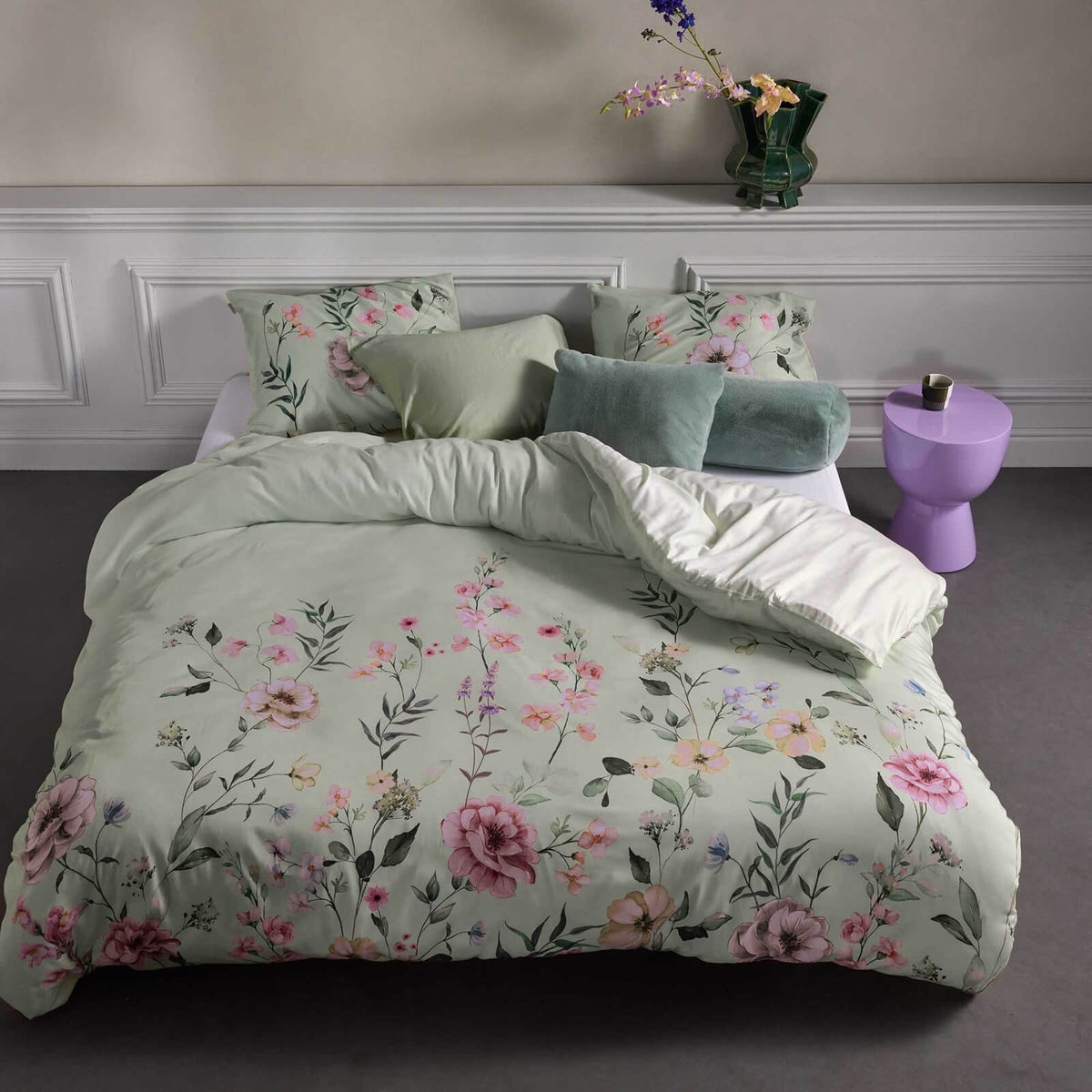 bettwaesche romee gebluemt floral wende garten