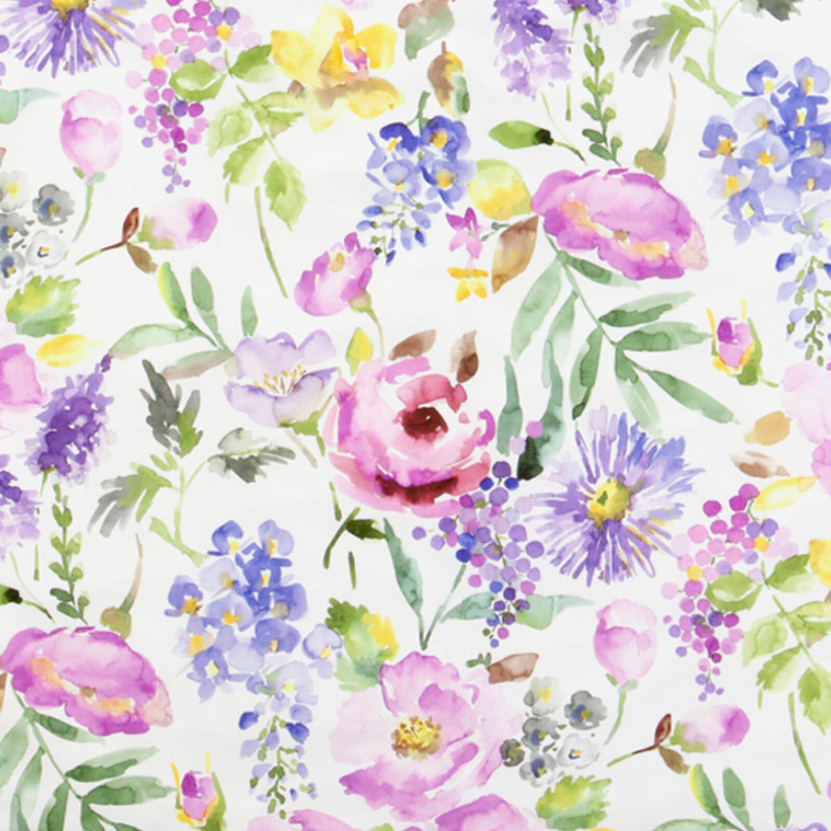 bettbezug kissenbezug blumen gestreift aquarell