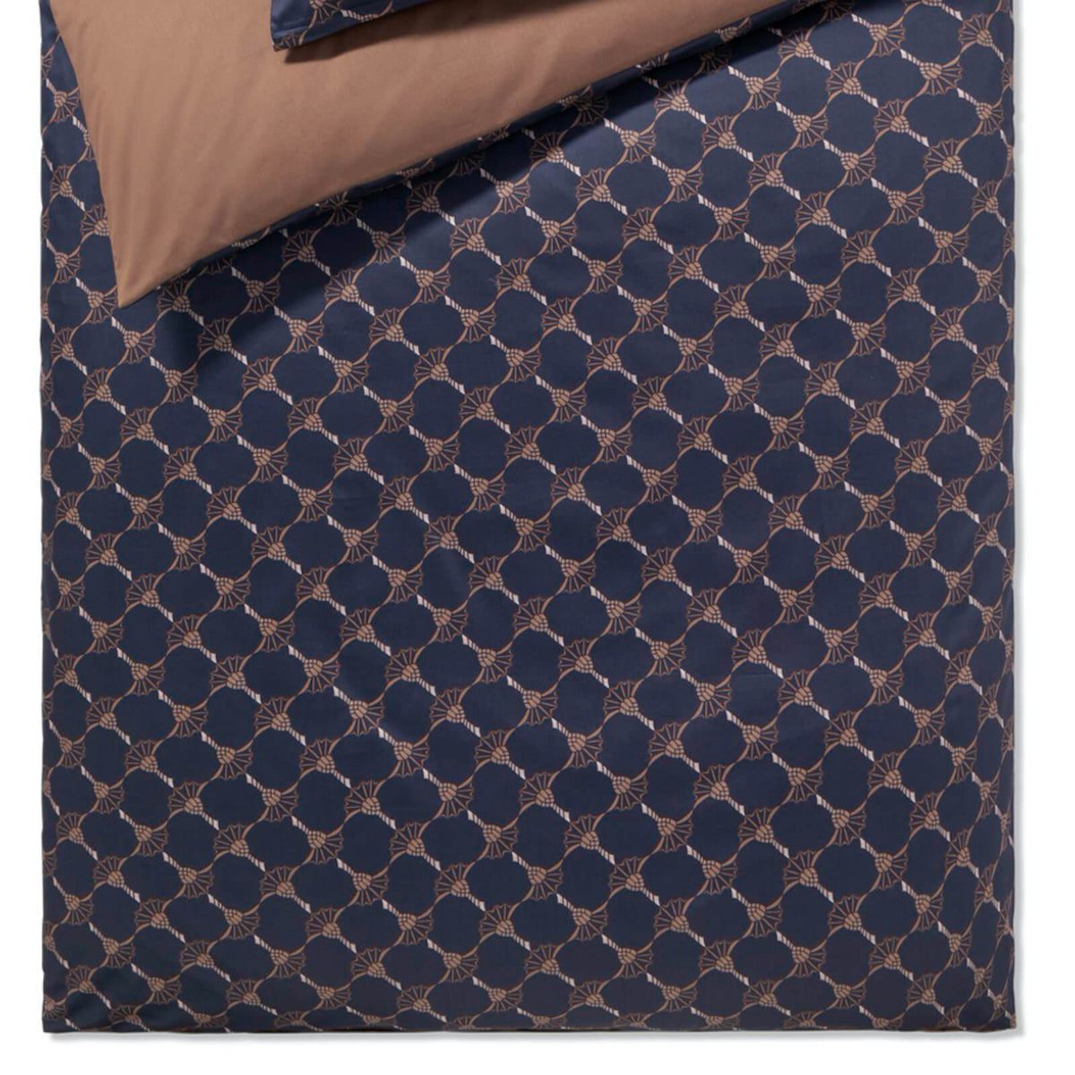 bettwaesche joop blau braun cornflower