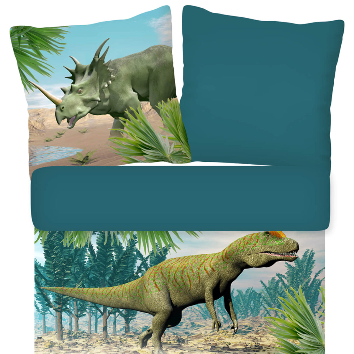 deckenbezug kissenbezug dinosaurier dinos urzeit t-rex