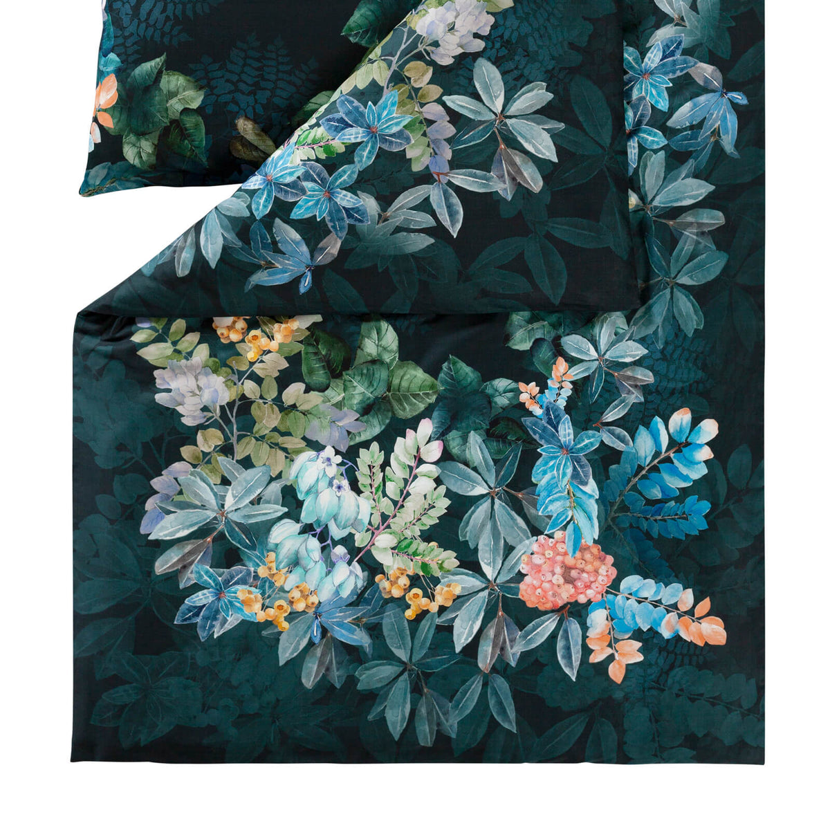 bettbezug kissenbezug floral geblühmt blumenmuster natur