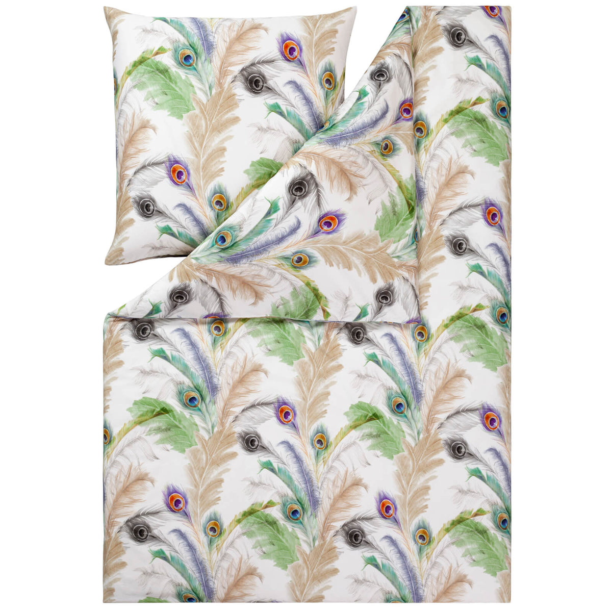 bettwaesche federn auge bunt mako satin