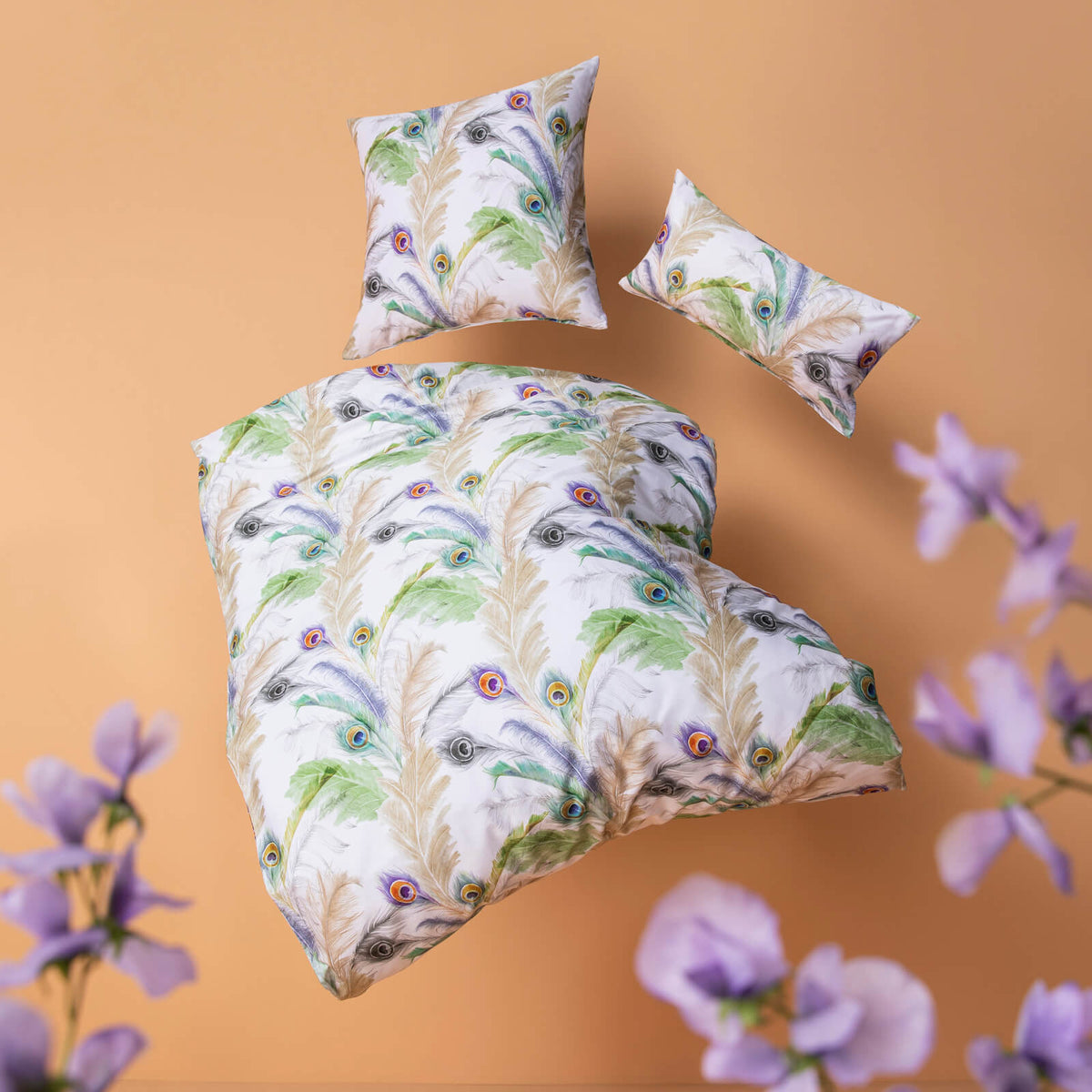 bettwaesche federn auge bunt mako satin