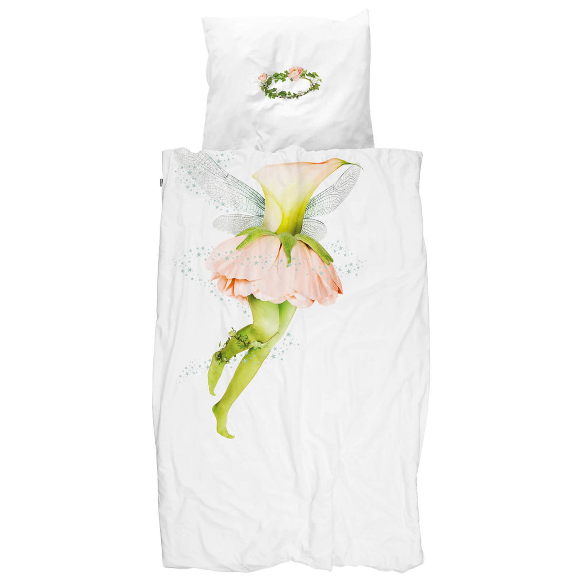bettwaesche snurk fairy fee blueten perkal