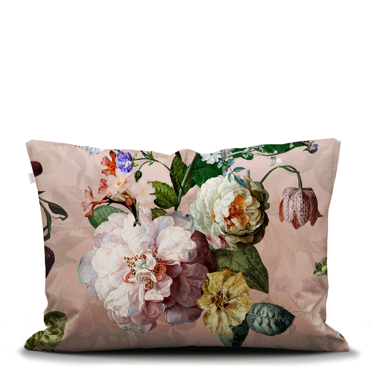 bettwaesche fleur gebluemt floral uni rosa