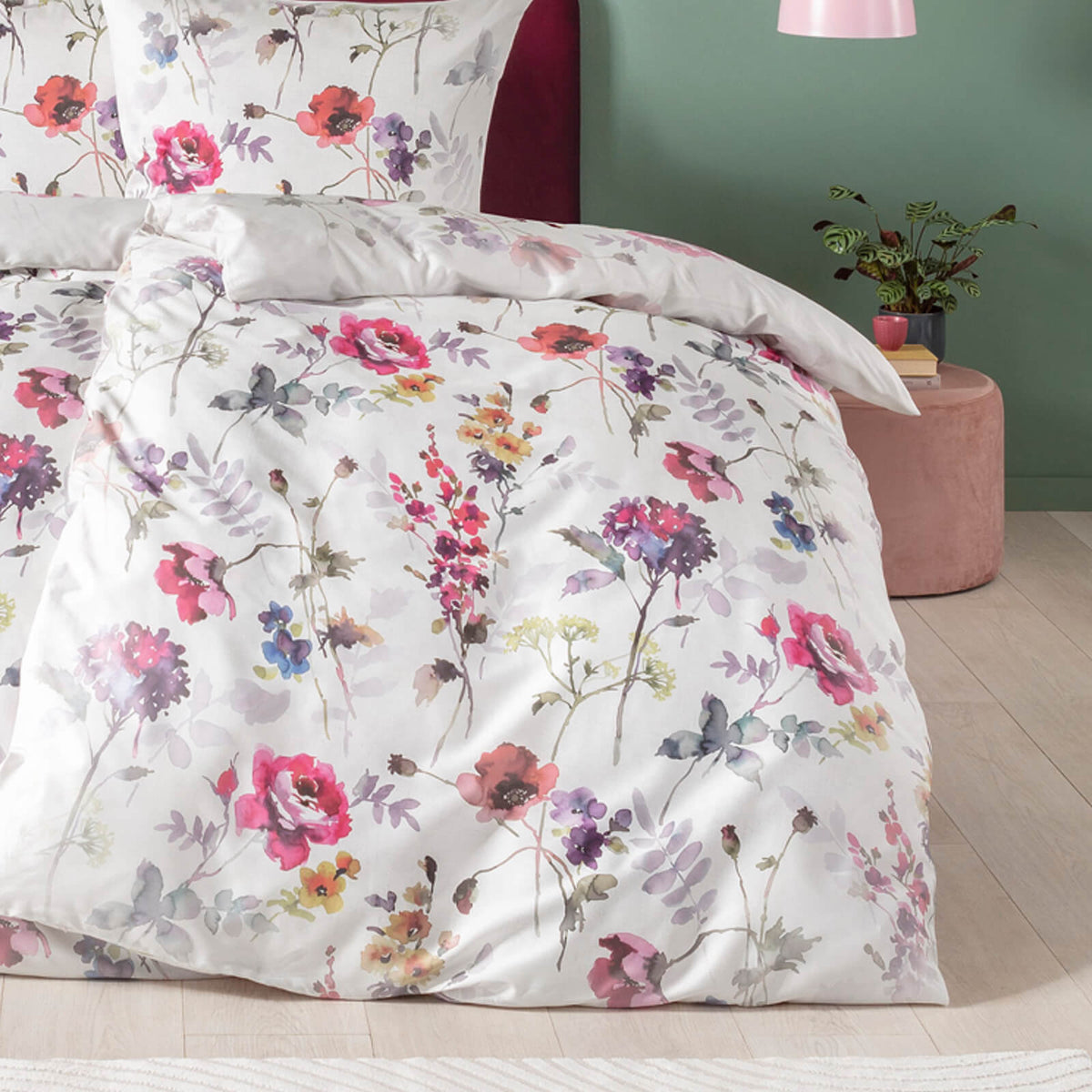 bettwaesche hailey kunst blumen bunt