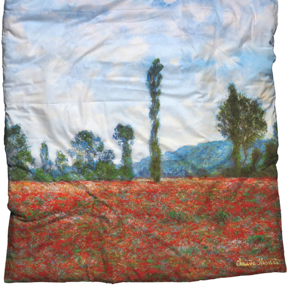 bettwaesche claude monet mohn blumen malerei