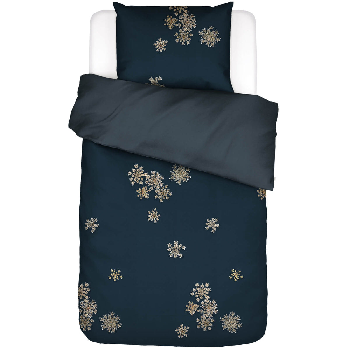 bettwaesche essenza blau blueten weiß baumwollsatin