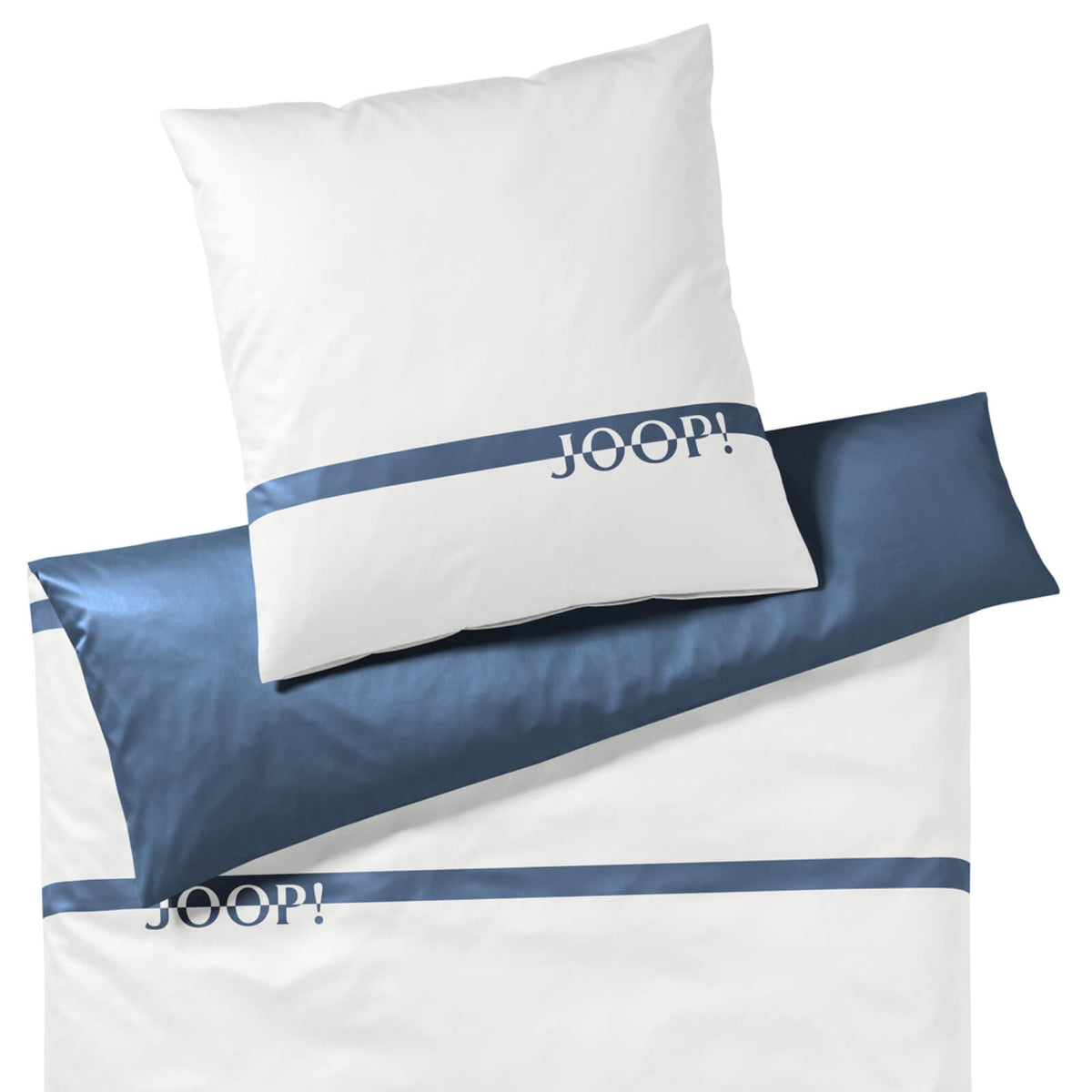 bettwaesche streifen blau weiß mako satin