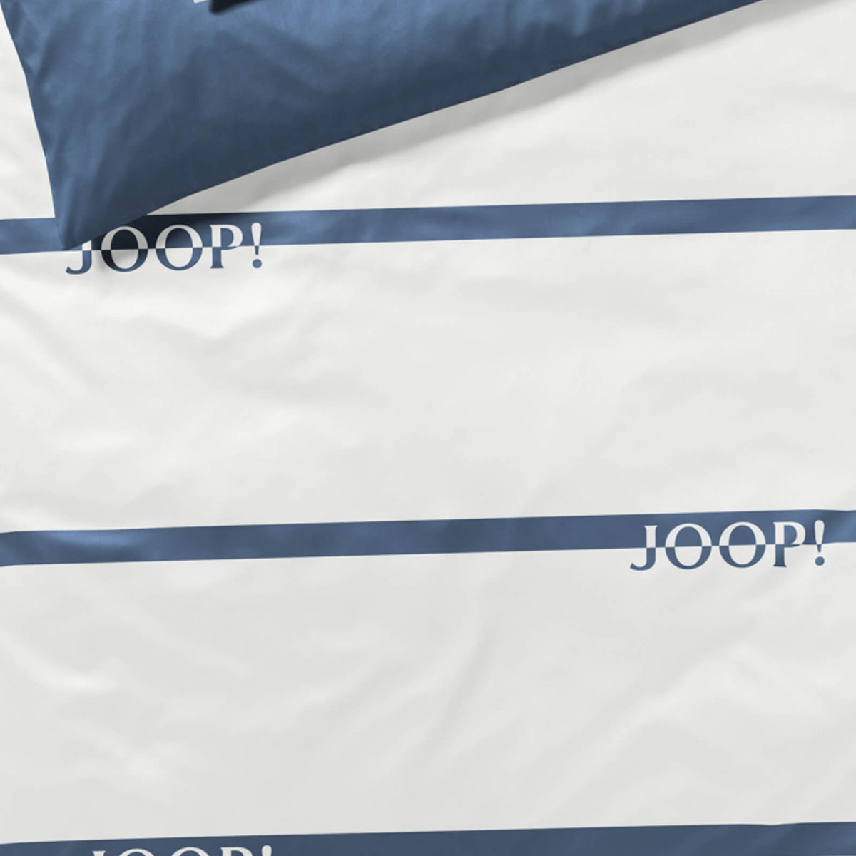bettwaesche streifen blau weiß mako satin