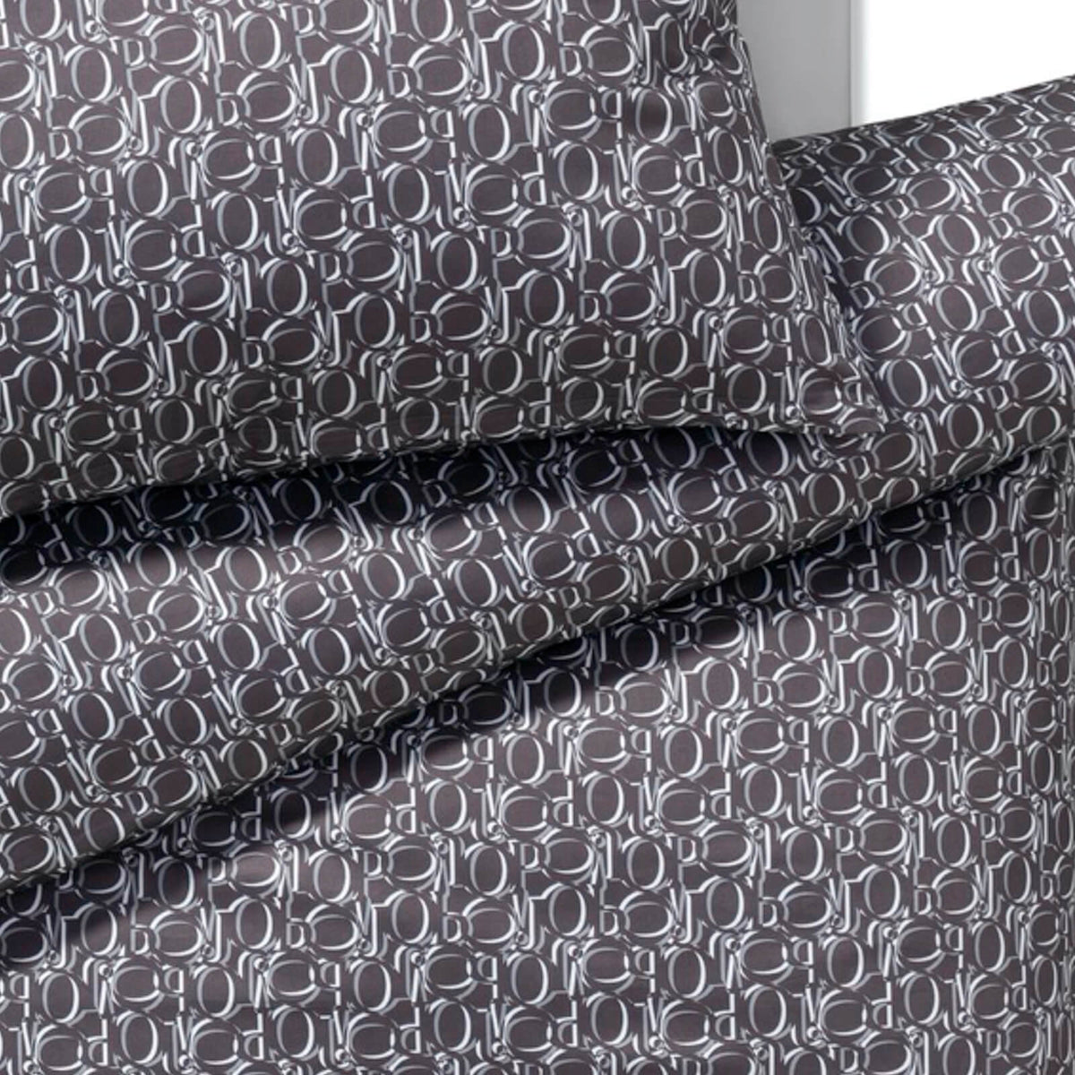 bettwaesche joop! gemustert graphite grau mako satin