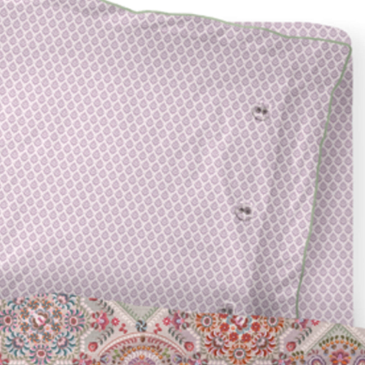 bettgarnitur bettwaesche floral gebluemt blattmuster perkal