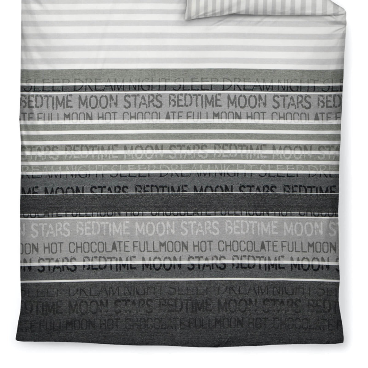 bettwaesche janine gestreift buchstaben mako satin