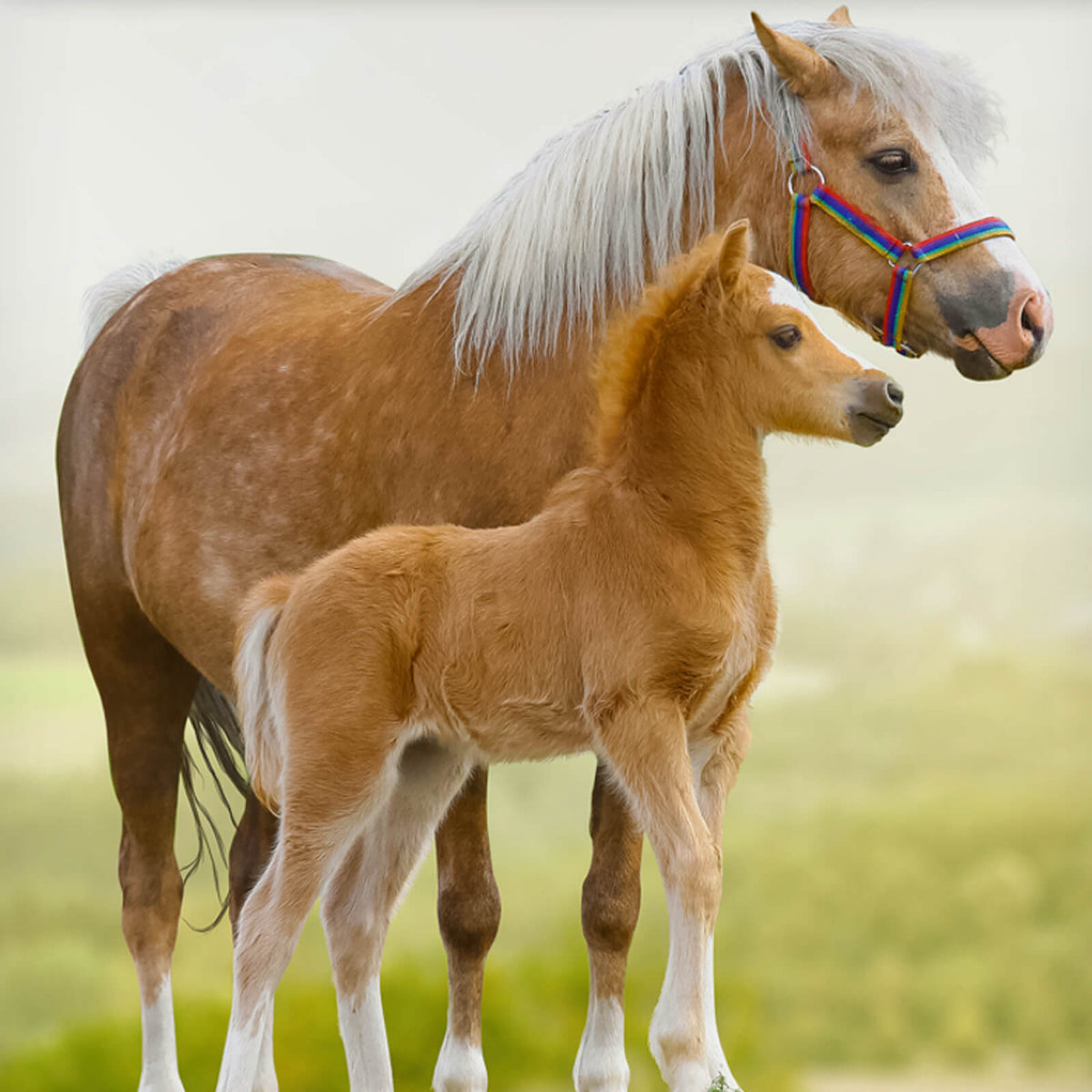 bettwaesche pferd baby blumen baumwolle renforcé