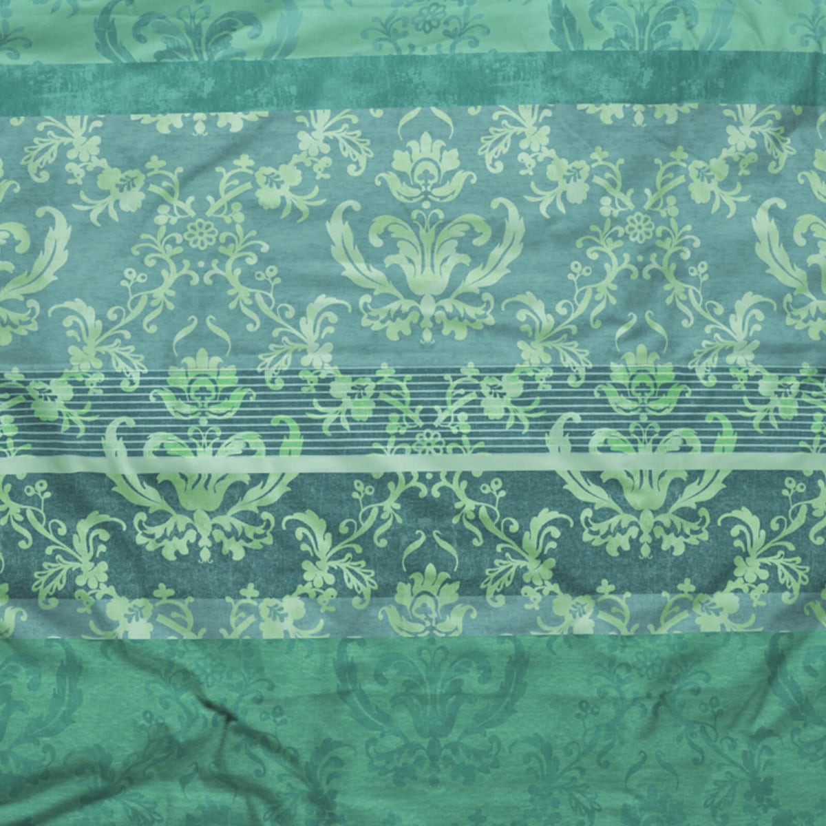 bettwaesche casatex streifen ornamente gruen