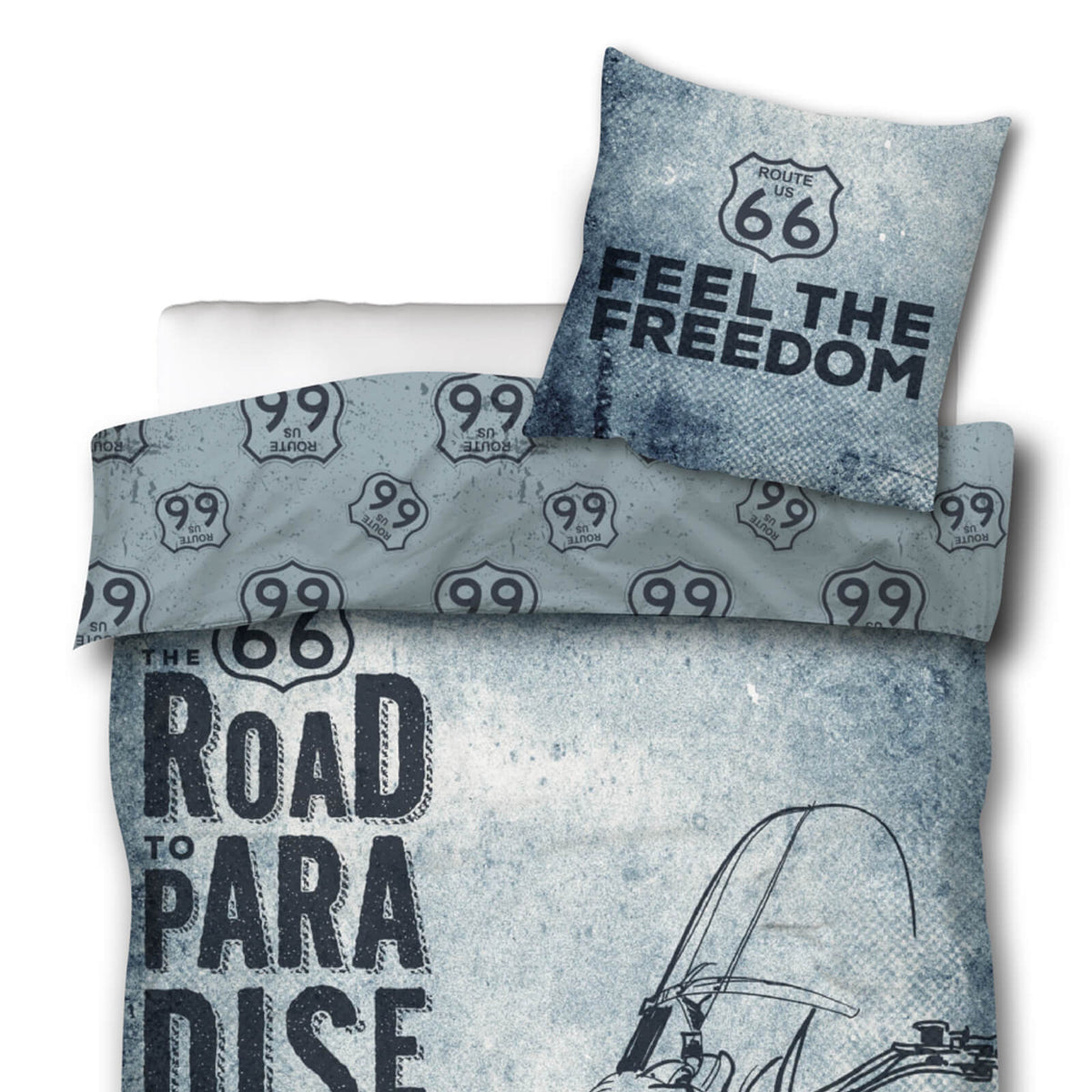 bettwaesche bettgarnitur harley feel the freedom