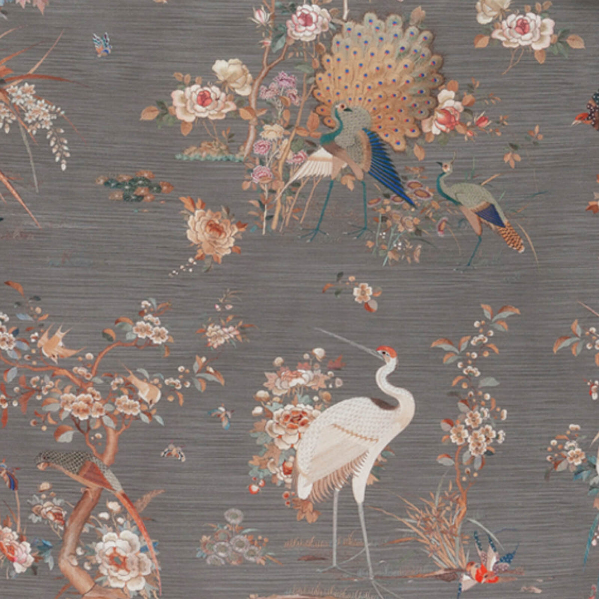 bettwaesche bettgarnitur floral storch pfau