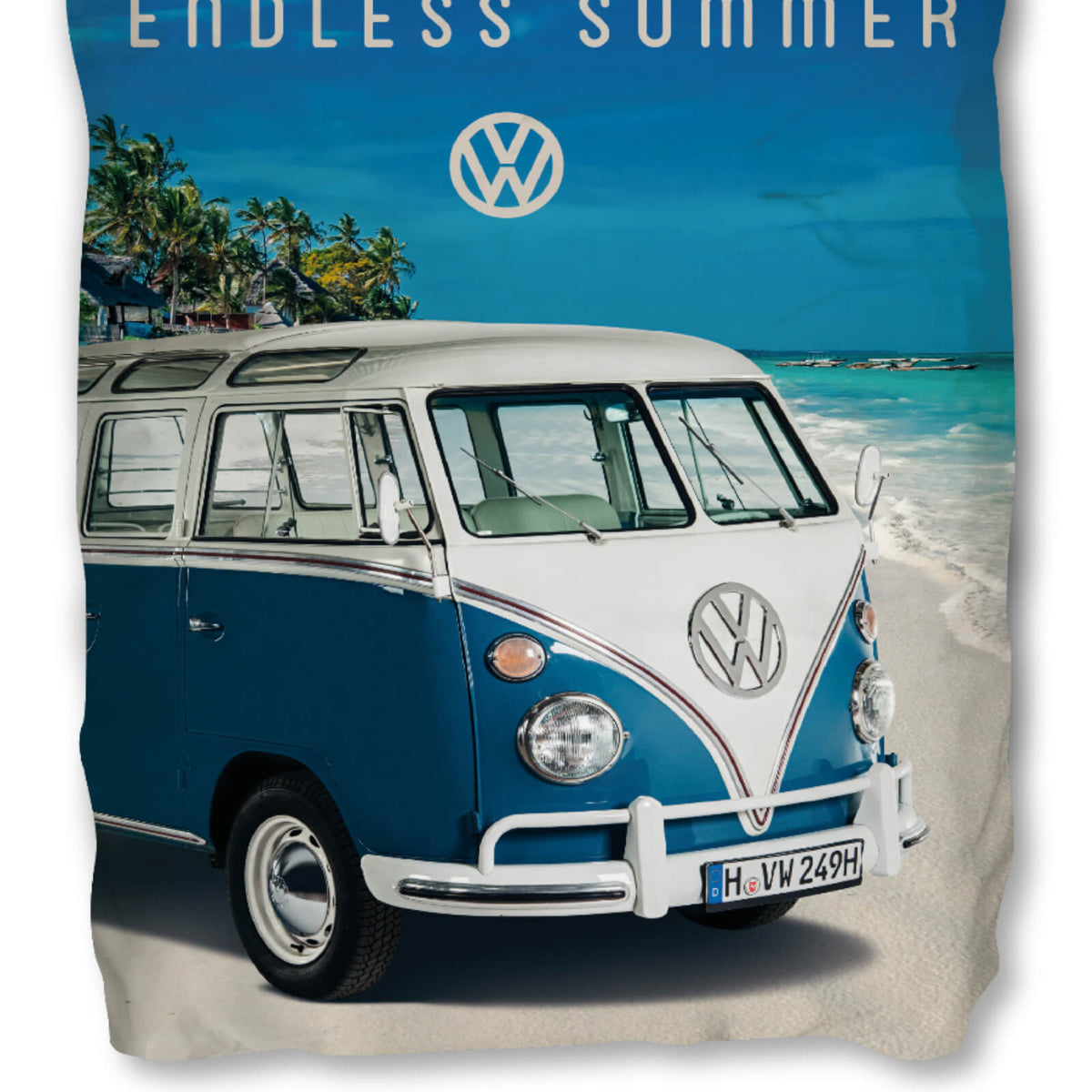 bettwäsche bettgarnitur auto vw t1 meer