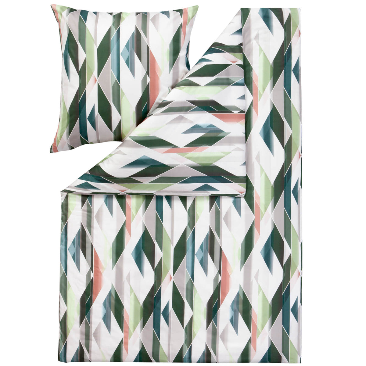 bettwaesche abstrakt gemustert mako satin