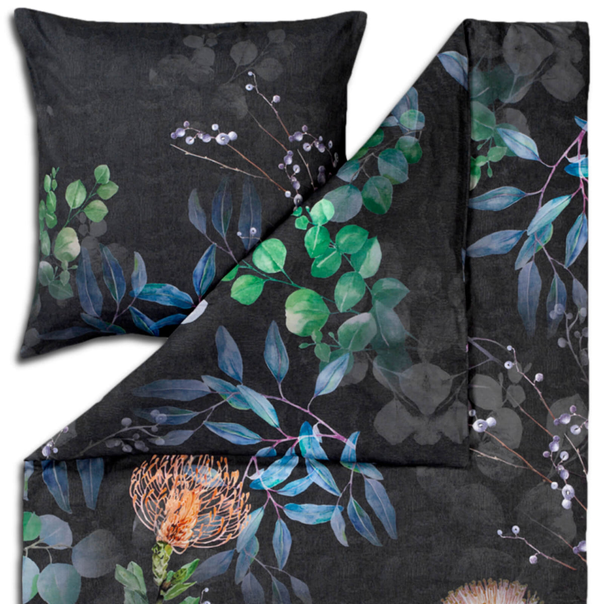bettwaesche blumen blueten fruechte