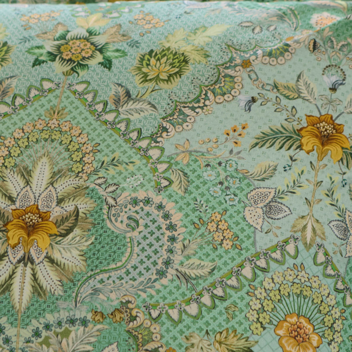 zierkissen blumen floral wende blaetter