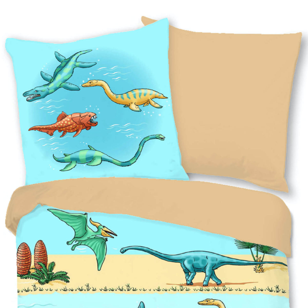 dinosaurier bettwaesche espico saurier