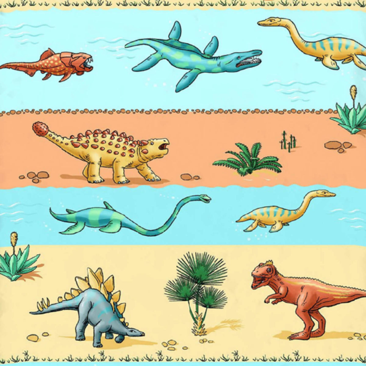 dinosaurier bettwaesche espico saurier