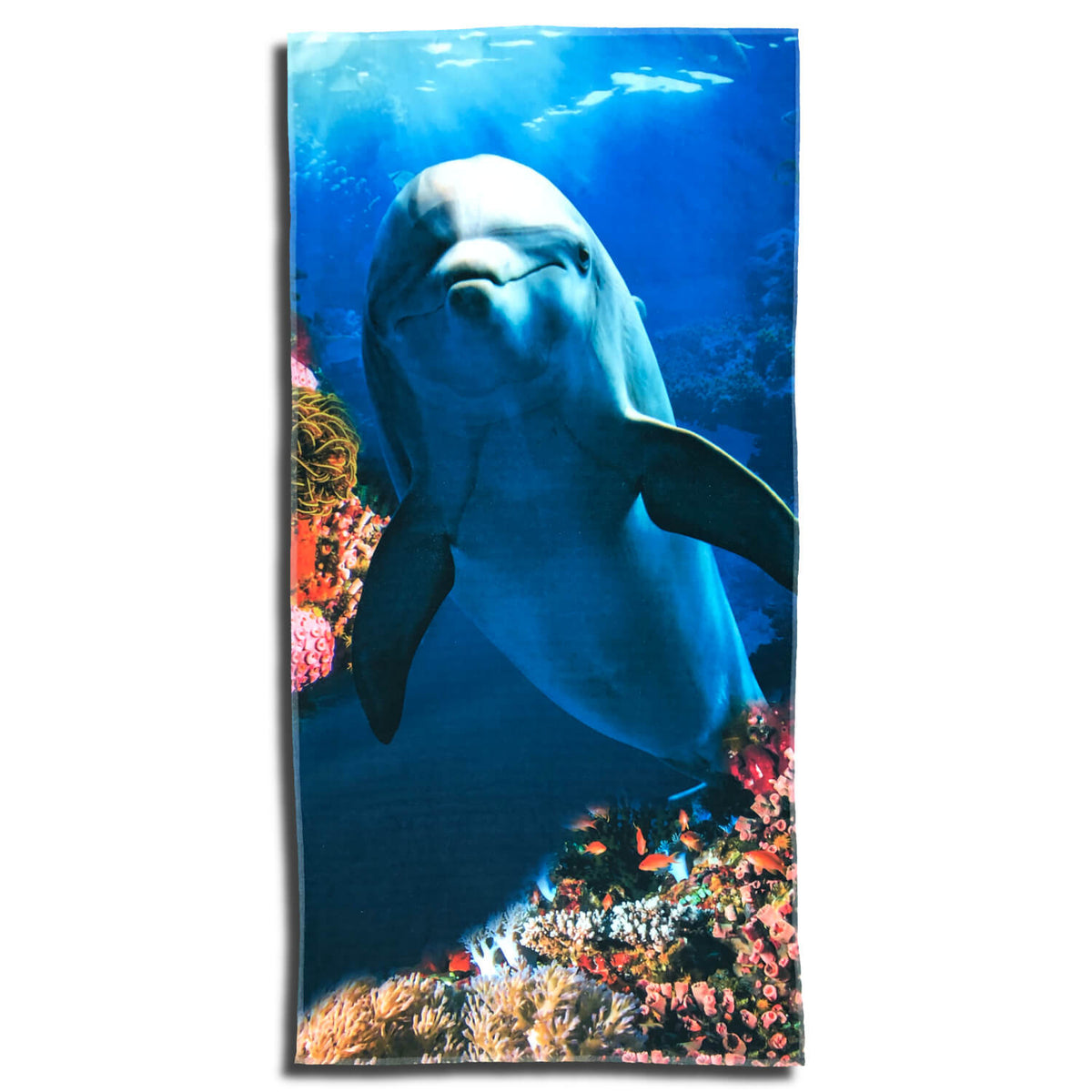strandlaken badetuch delfin ozean fisch