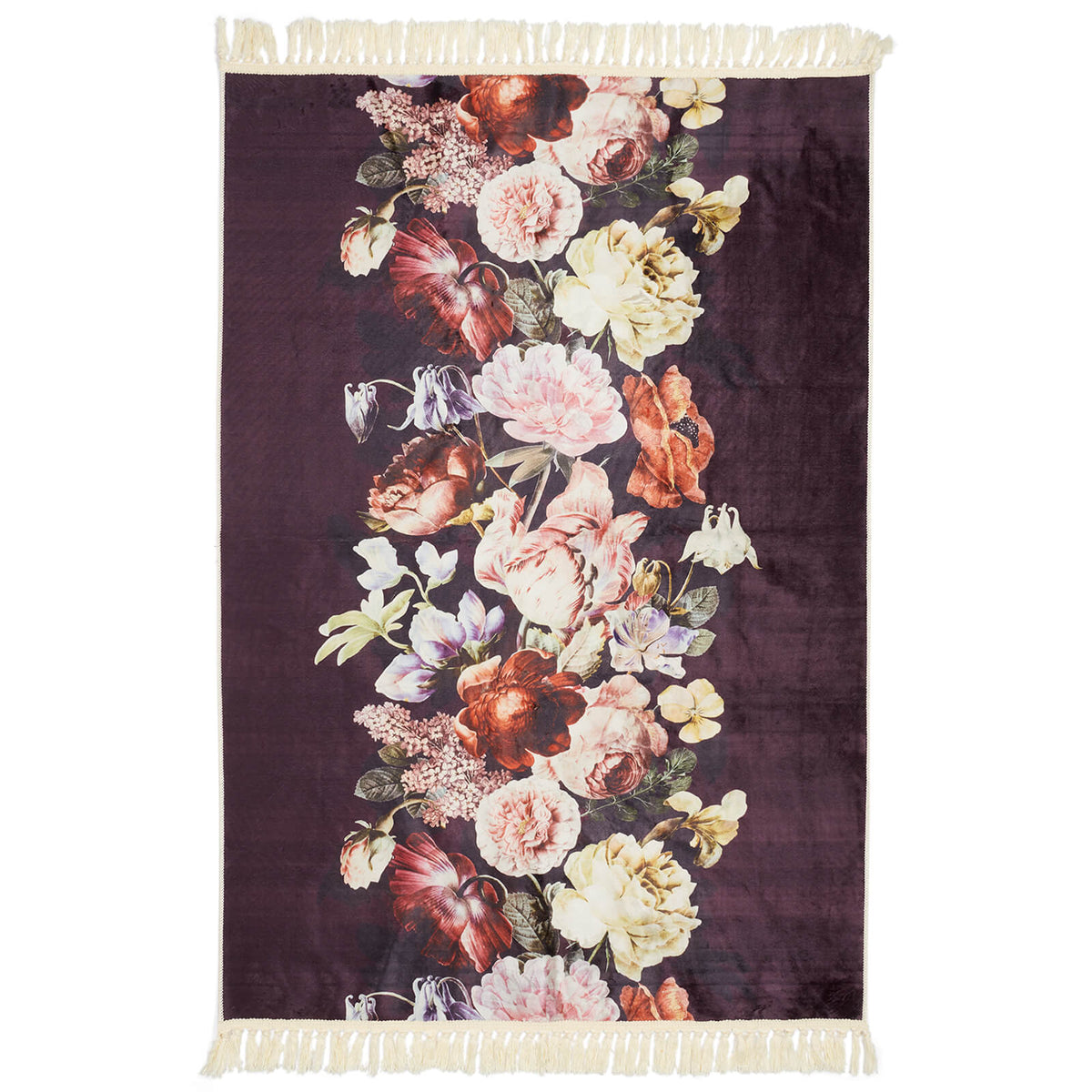 teppich anneclaire kirsche blumen gebluemt