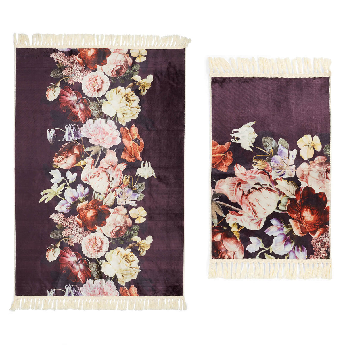 teppich anneclaire kirsche blumen gebluemt